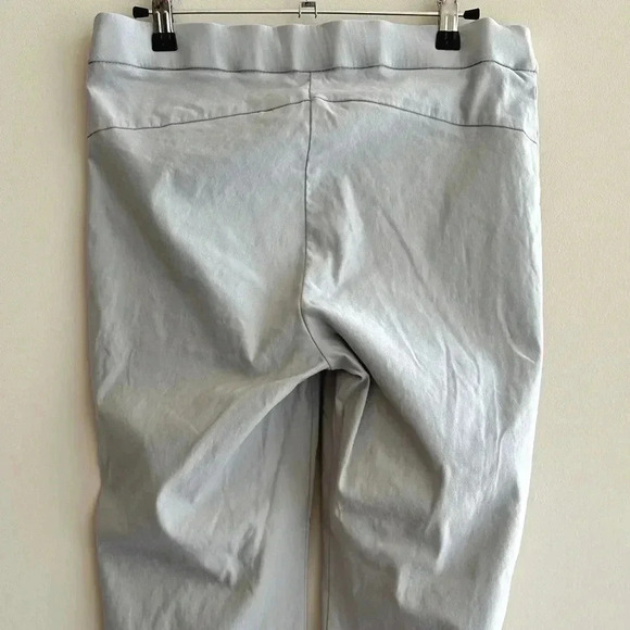 Ellen Tracey Light Blue/Grey Stretch Ankle Pants, Size Medium - Picture 6 of 16